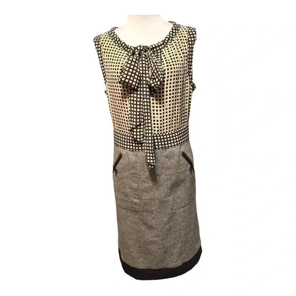 Tory Burch Roderick Combo Dress Size 10 - Picture 2 of 13